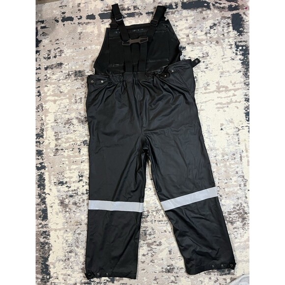 CoburnWear Dairy Milking PVC UtiliBibs M WATERPROOF Reflective Bib Utility - Picture 8 of 12